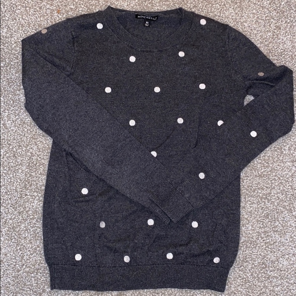 J-Crww Mercantile Polka Dot Sweater